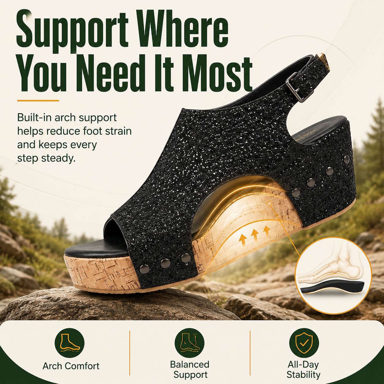 ComfyStride™ Orthopedic Comfort Sandals