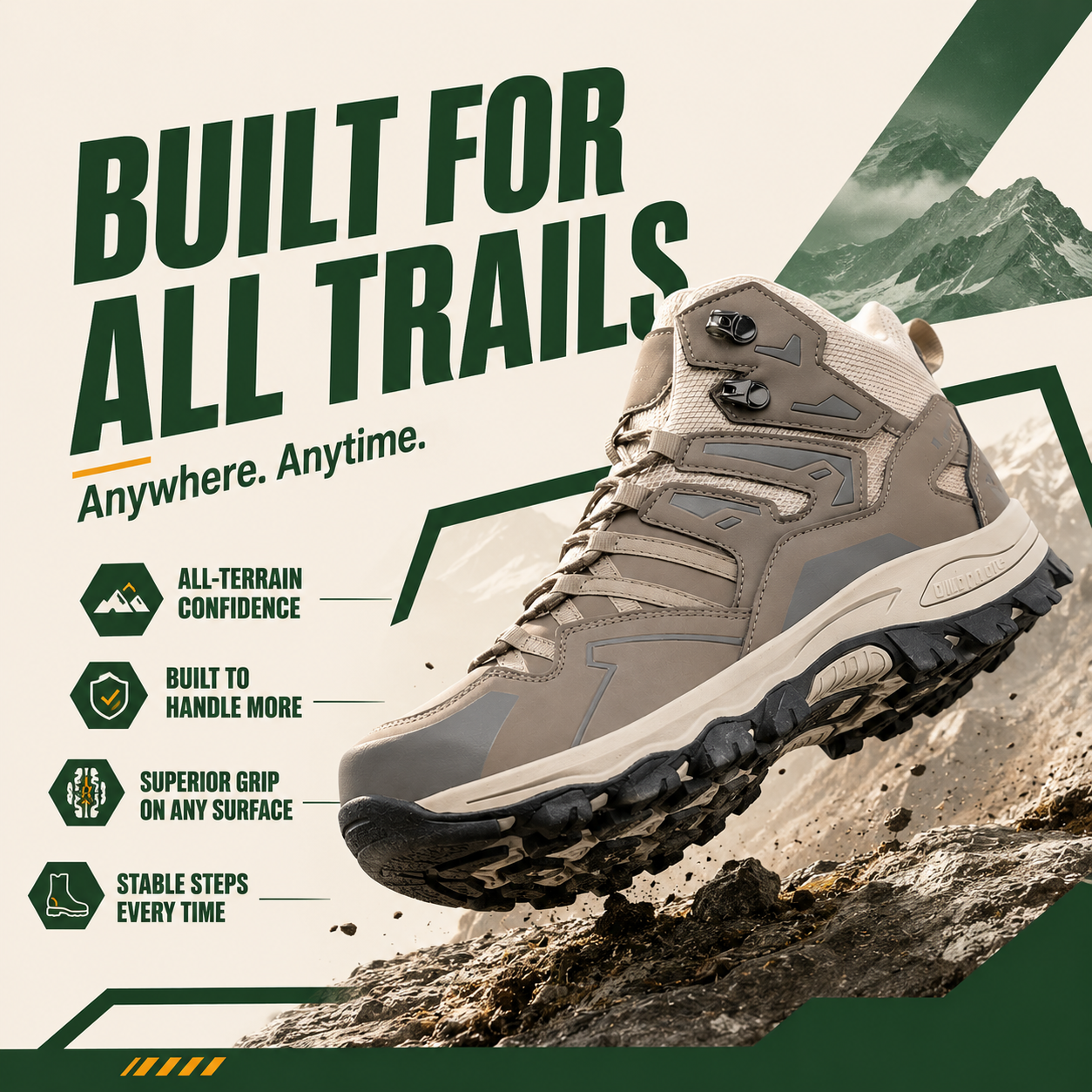 SummitGrip™ Women’s All-Terrain Hiking Boots