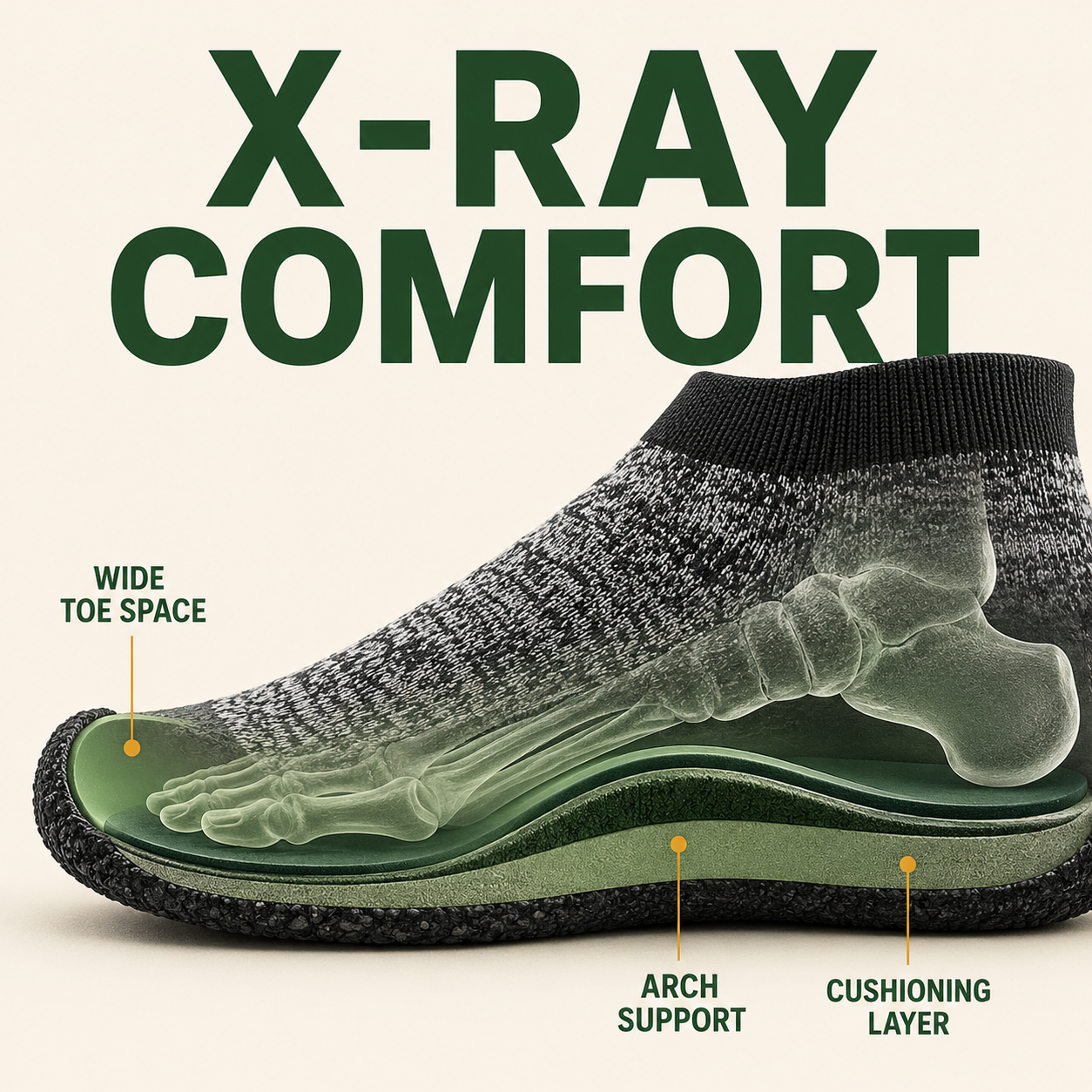 StrideFlex™ Orthopedic Sock Shoes