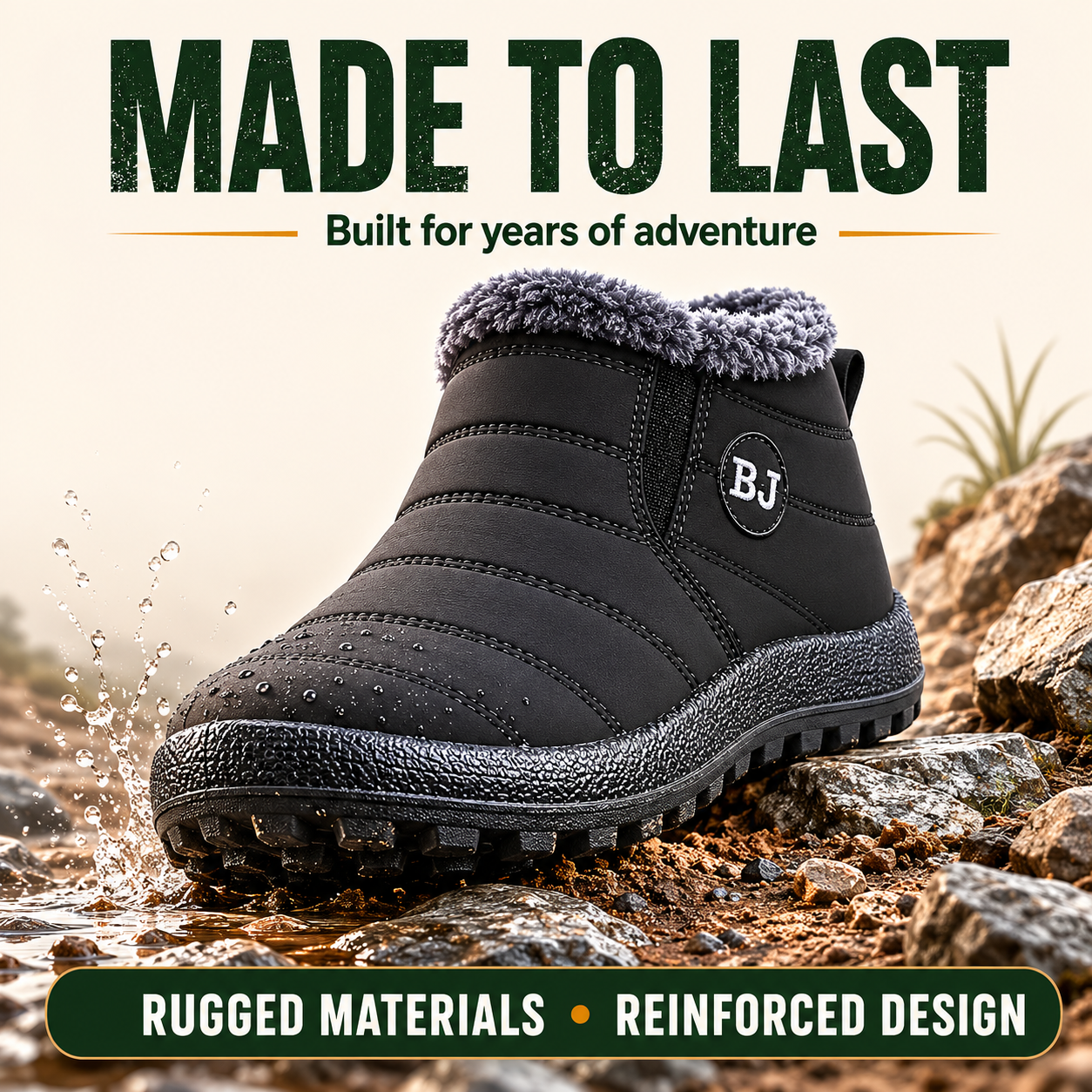 GlideSure™ Women’s Waterproof Fleece-Lined Shoes