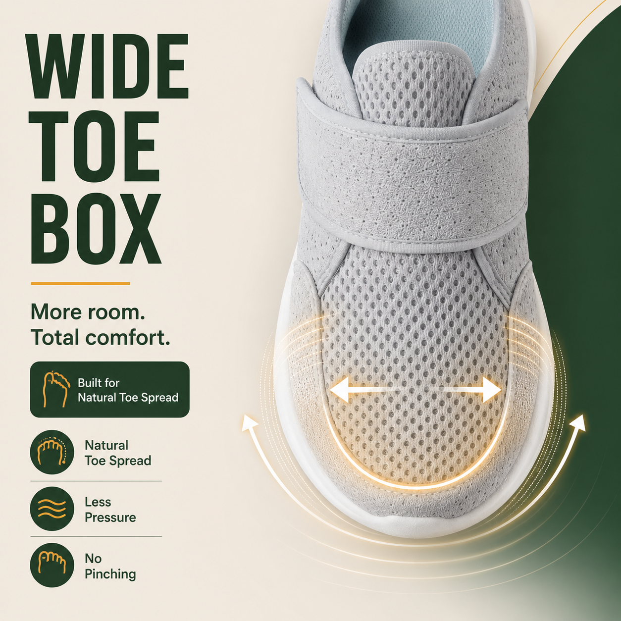FienPro™ Women’s Orthopedic Wide-Fit Comfort Shoes