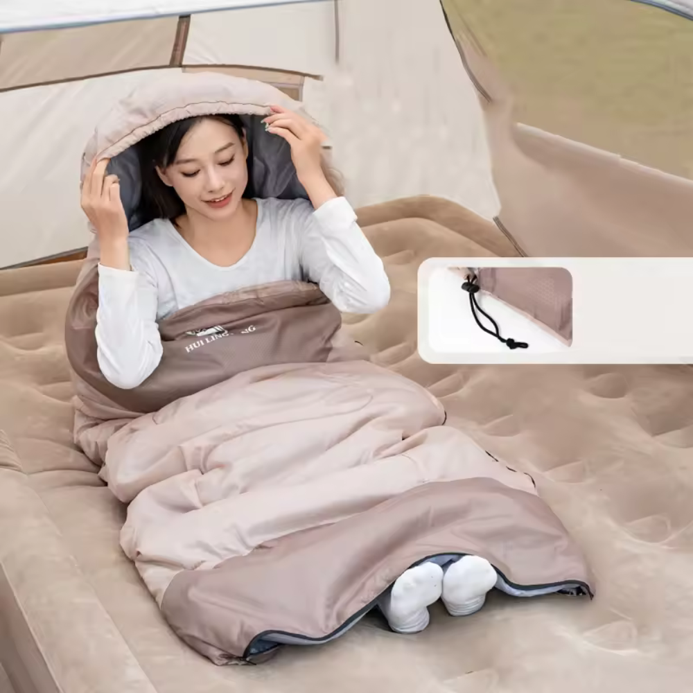 SummitRest™ All-Season Ultralight Sleeping Bag – Compact, Waterproof & Warm