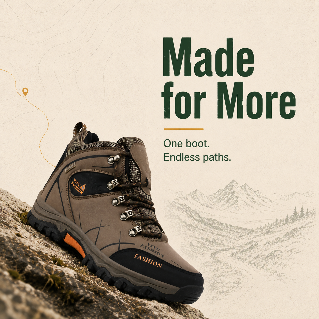 AlpineGuard™ Ski- und Wanderschuhe für Männer