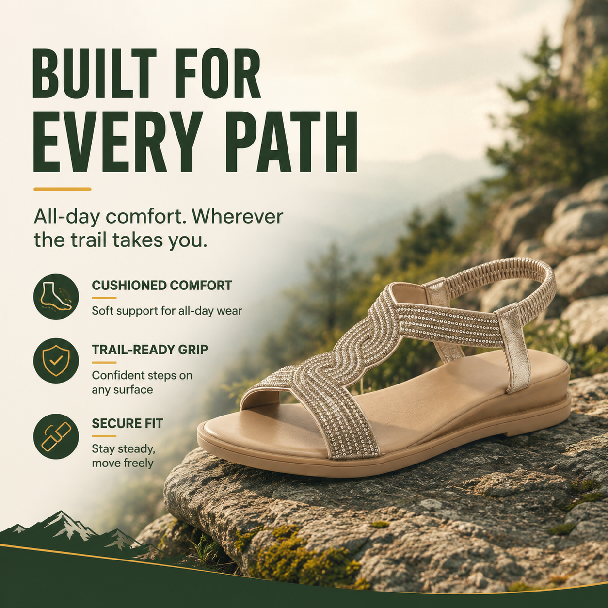 StrideSoft™ Orthopädische Komfort-Sandalen für Frauen