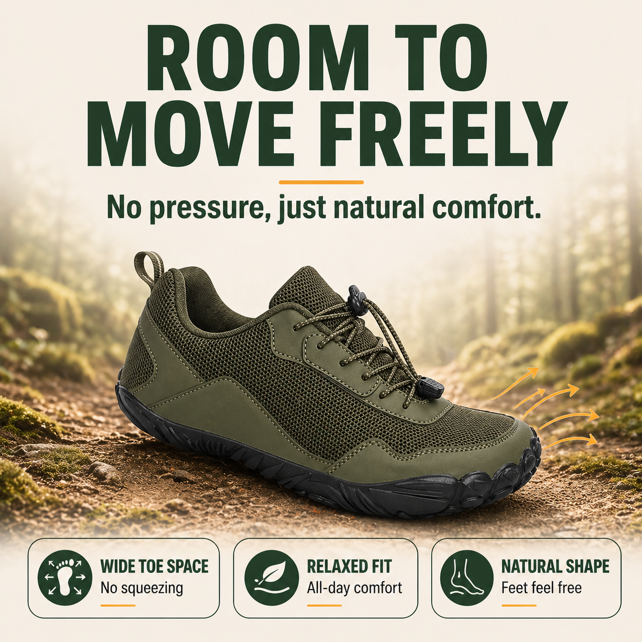 BareCore — Minimalist Barefoot Trainers for Grounded Movement & Everyday Power (Unisex)