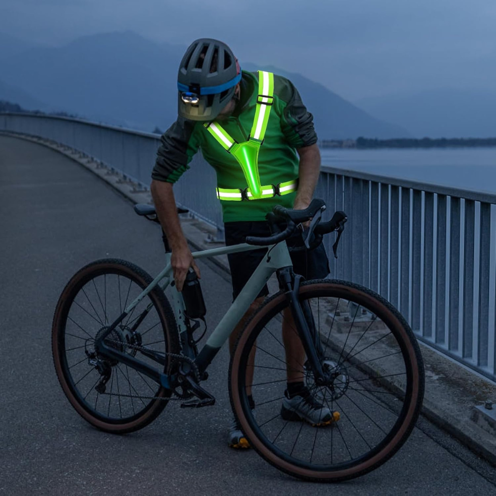 Giacca impermeabile riflettente da uomo GlowGuard™ per esterni