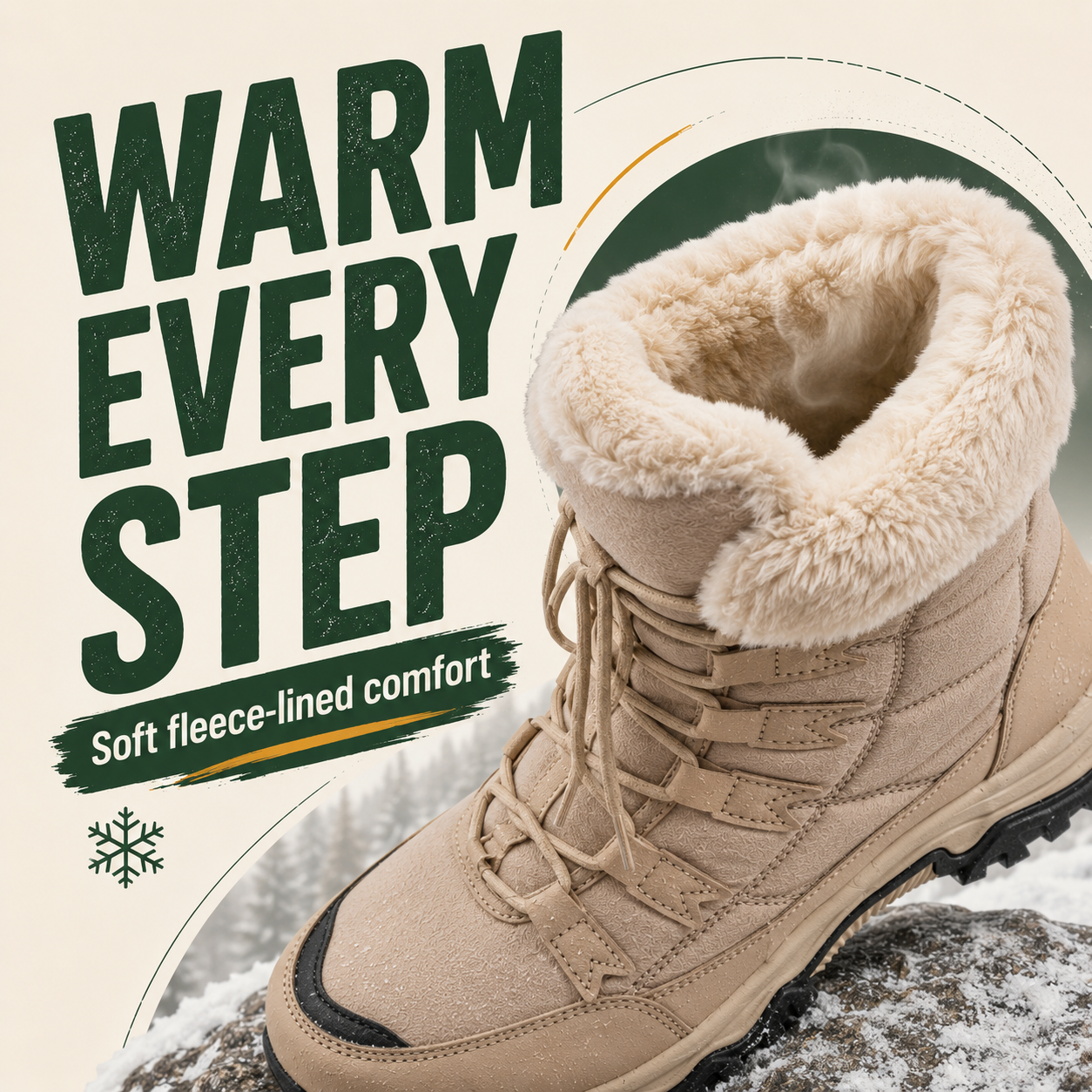FrostAlign™ Women’s Waterproof Fleece-Lined Orthopedic Boots