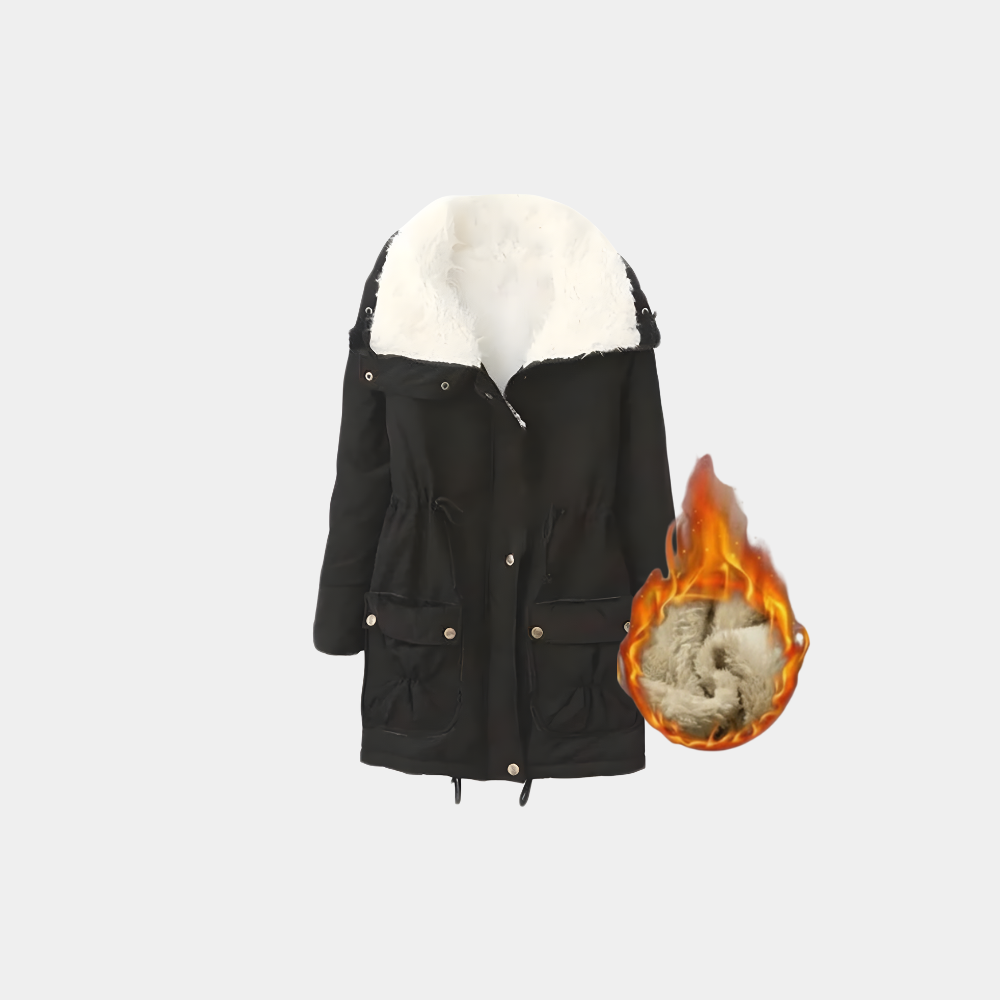 IcePeak™ dames fleece gevoerd winterjack met capuchon