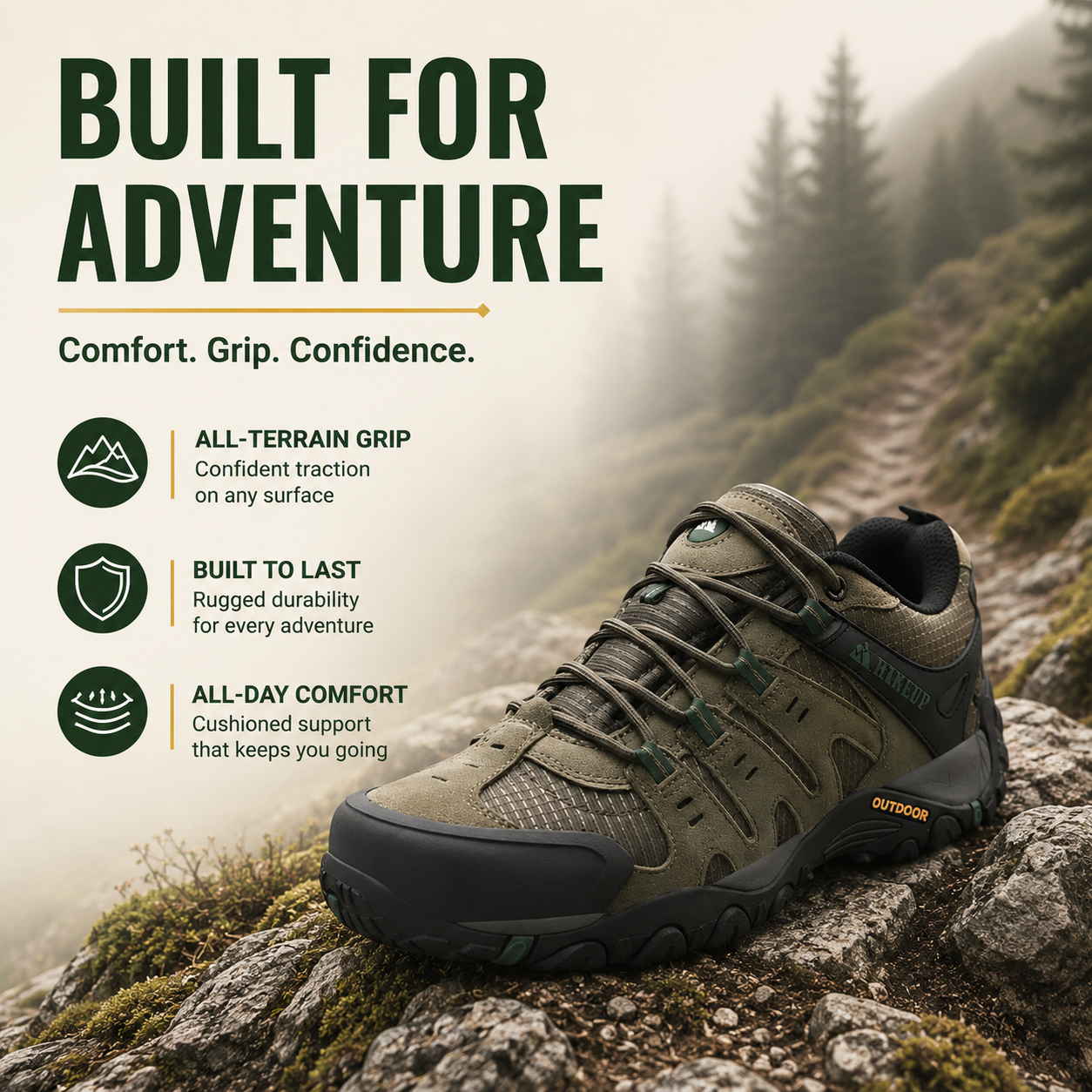 SummitShield™ Men’s Waterproof Trekking Shoes
