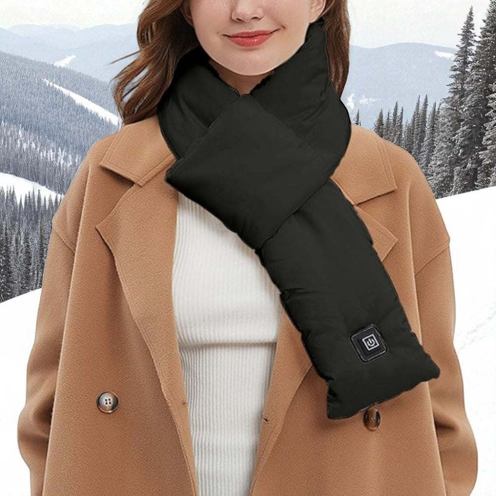 ThermaScarf™ Heated Winter Scarf – Plush, Adjustable & USB-Powered Warmth