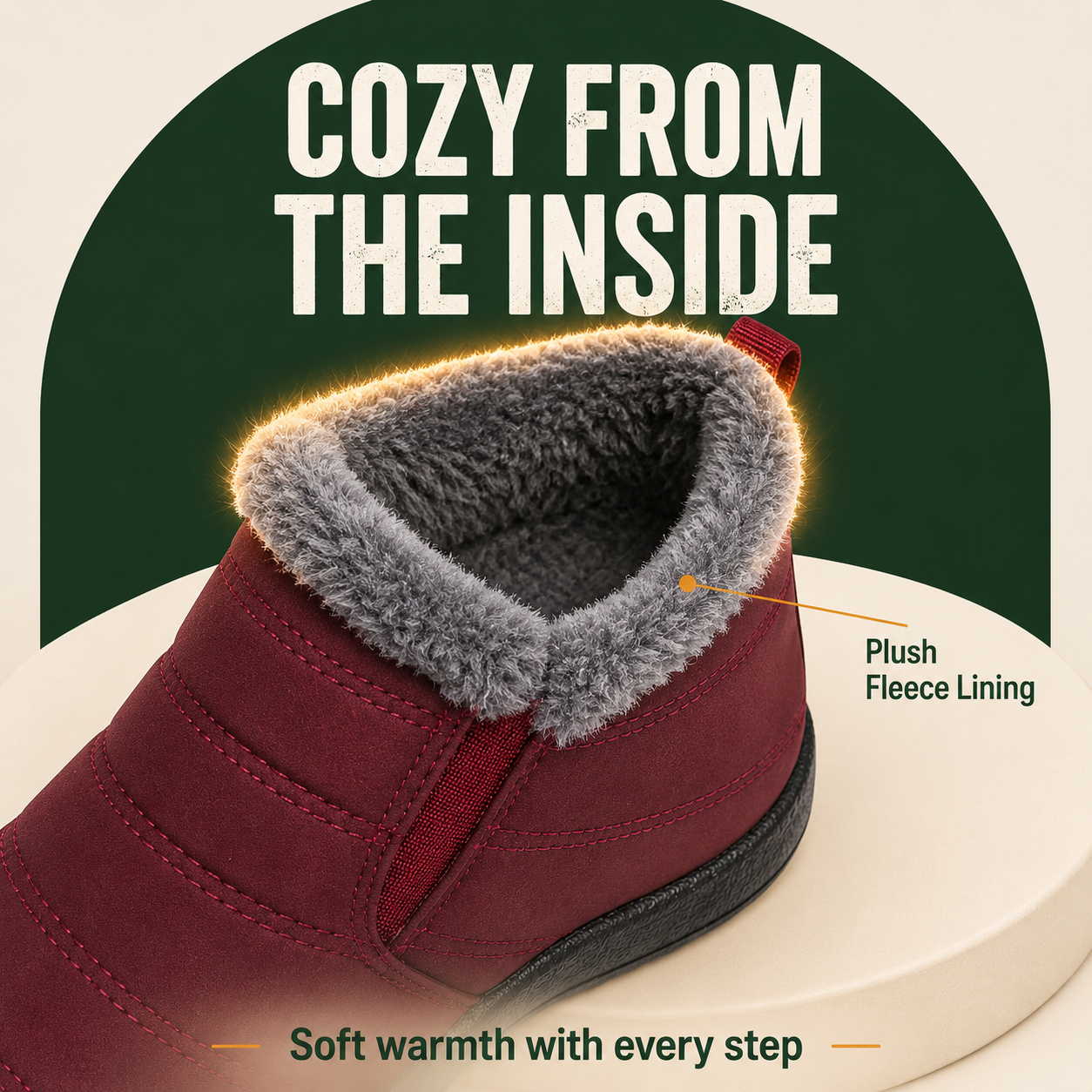 GlideSure™ Women’s Waterproof Fleece-Lined Shoes
