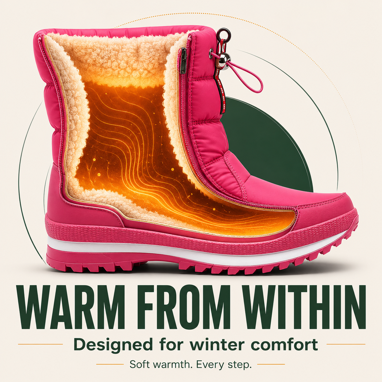SnowTrek™ Women’s Fleece-Lined Winter Boots