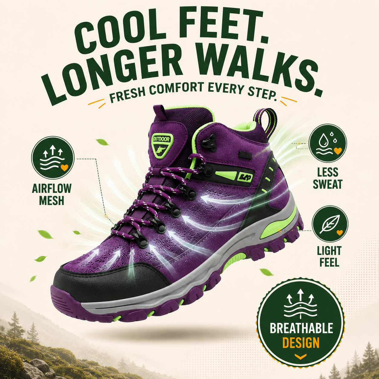 TrailShield™ Women’s Waterproof Hiking Boots