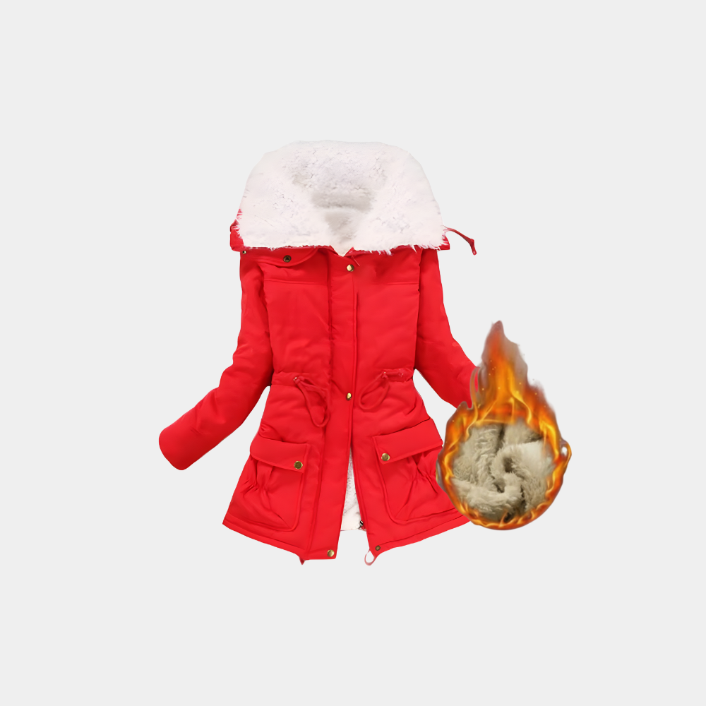 IcePeak™ dames fleece gevoerd winterjack met capuchon