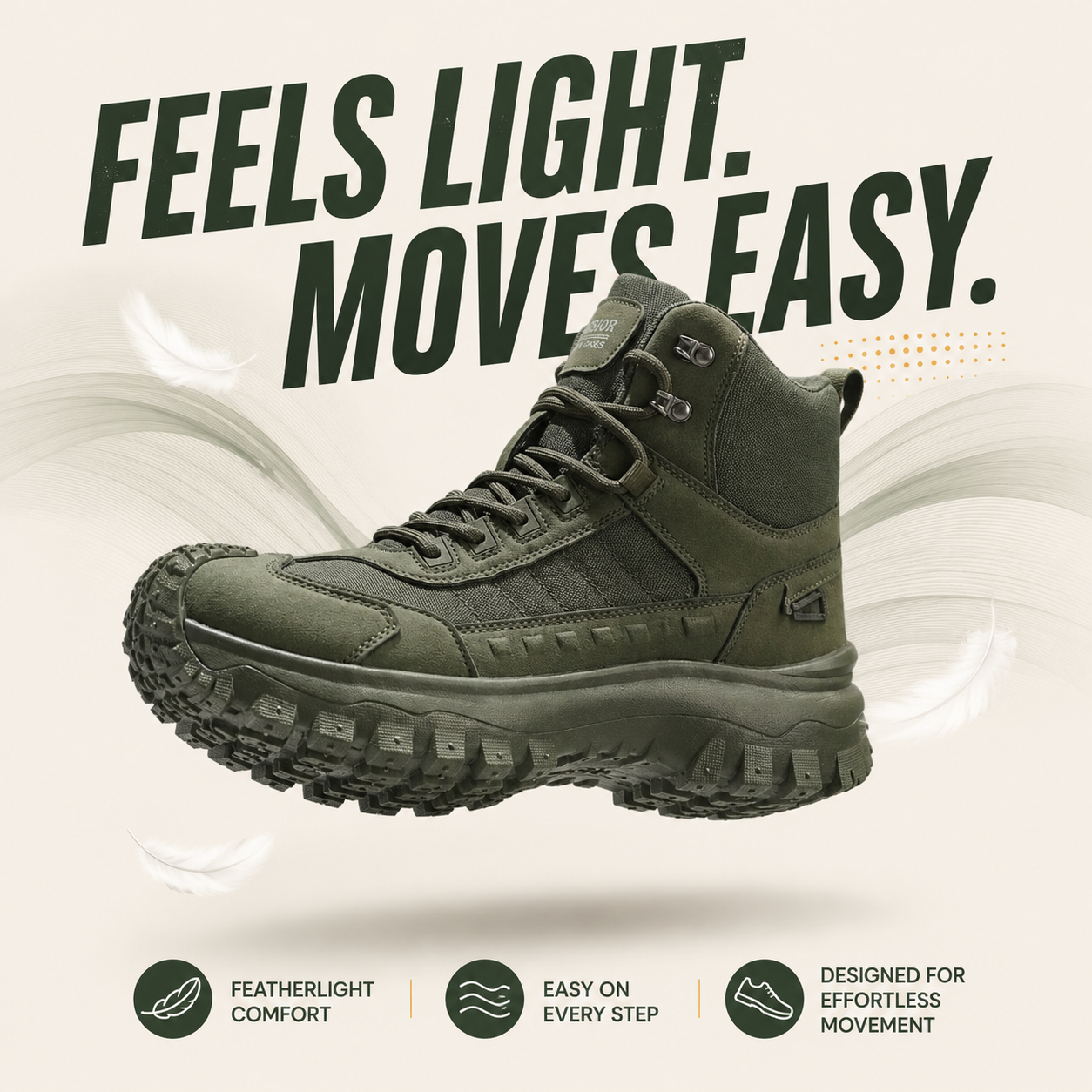 VentureStride™ Herren Outdoor-Wanderstiefel