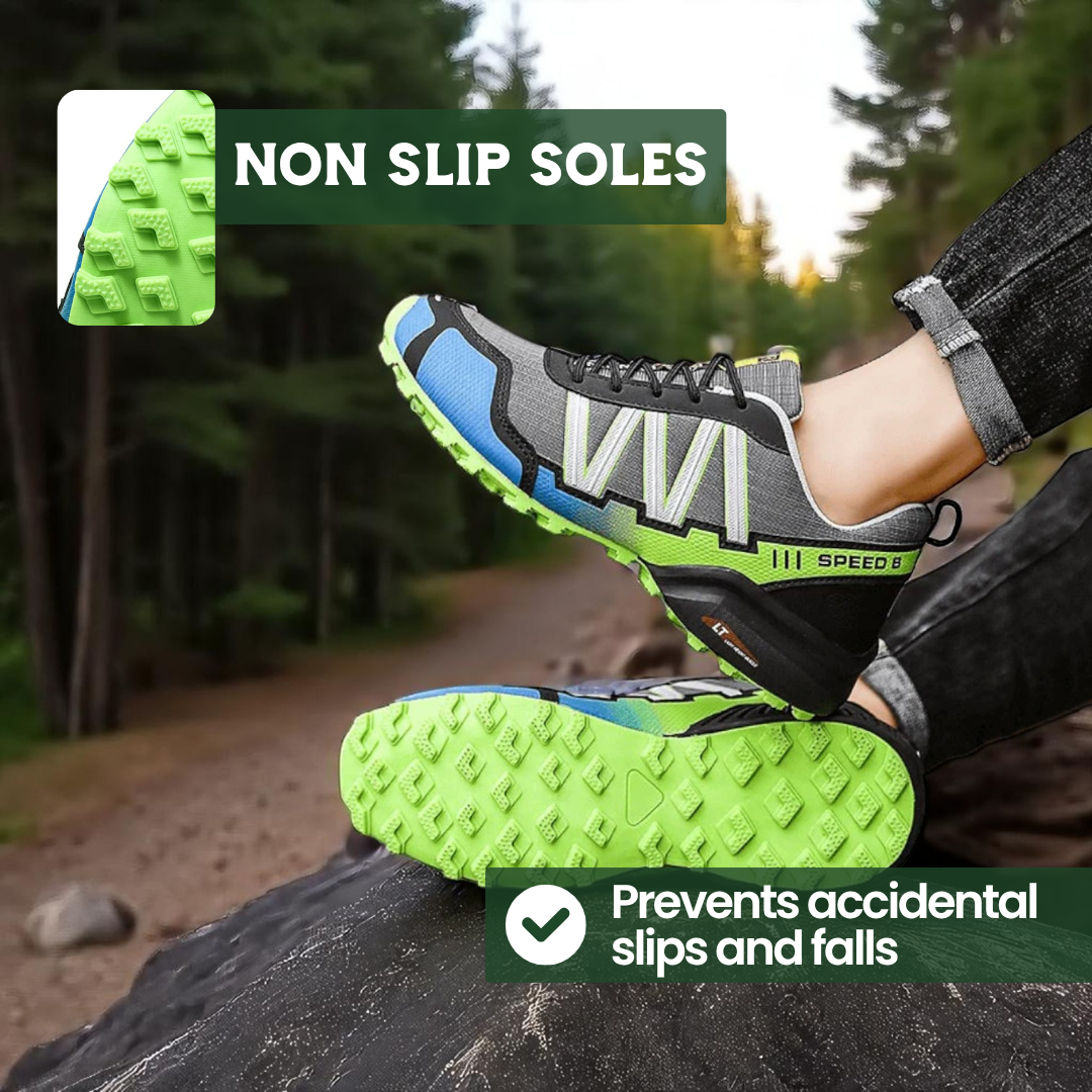 OrthoStride LightTrail - Scarpe da trekking ortopediche per passi senza dolore e sostegno naturale (Unisex)