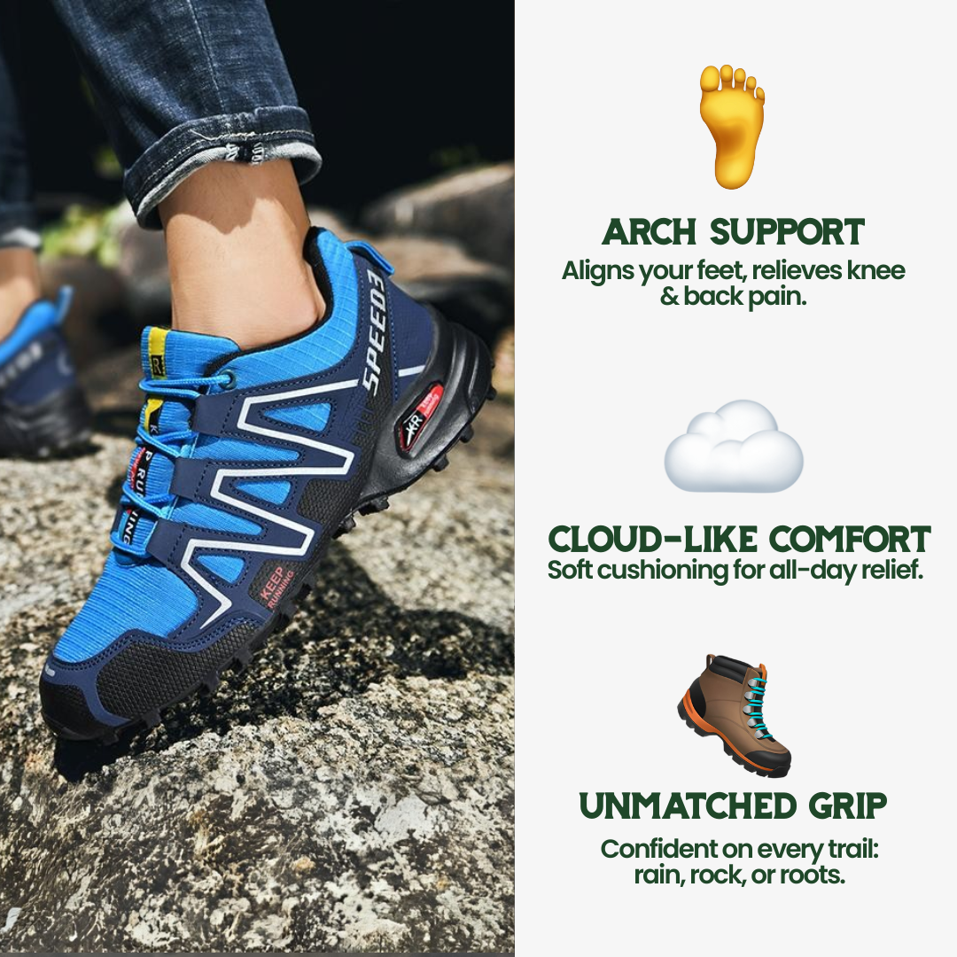 OrthoStride Radiant — Orthopedic Hiking Shoes for Pain-Free Steps & Natural Support (Unisex)