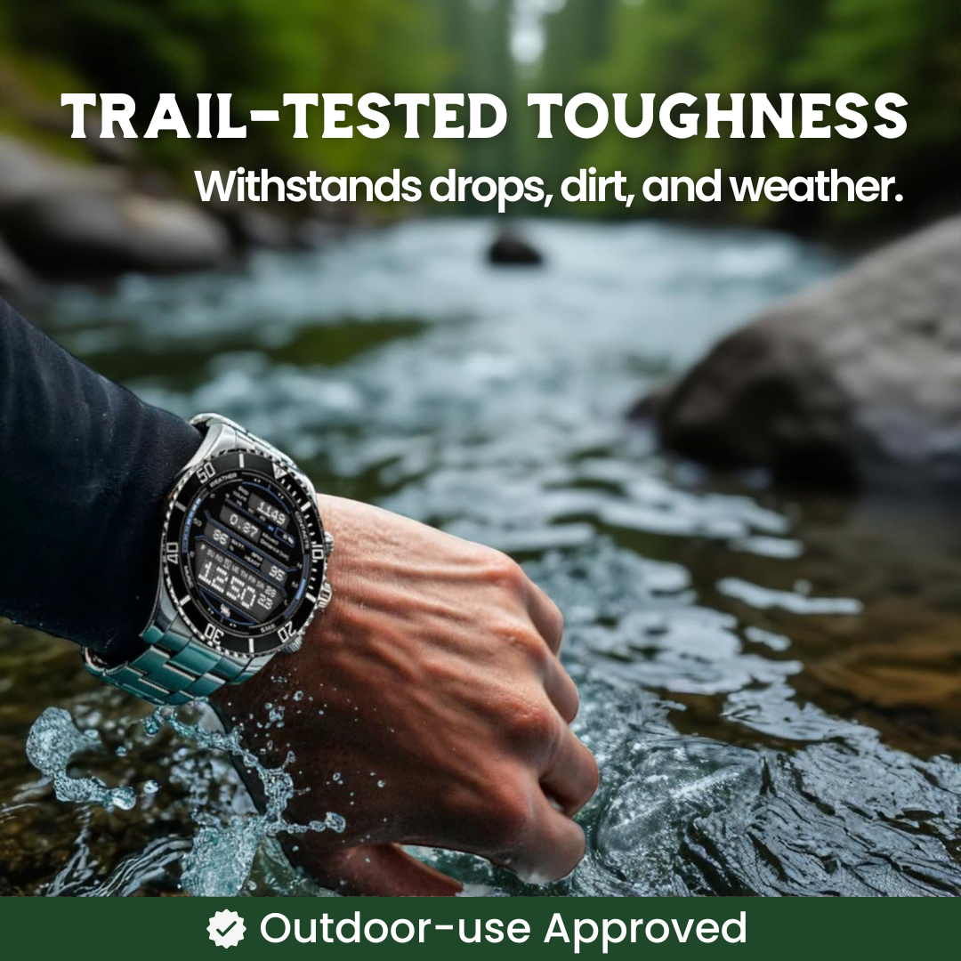 Nexos Pro Smartwatch - Rugged Smartwatch That Keeps You Safe, Healthy & Connected (Unisex)