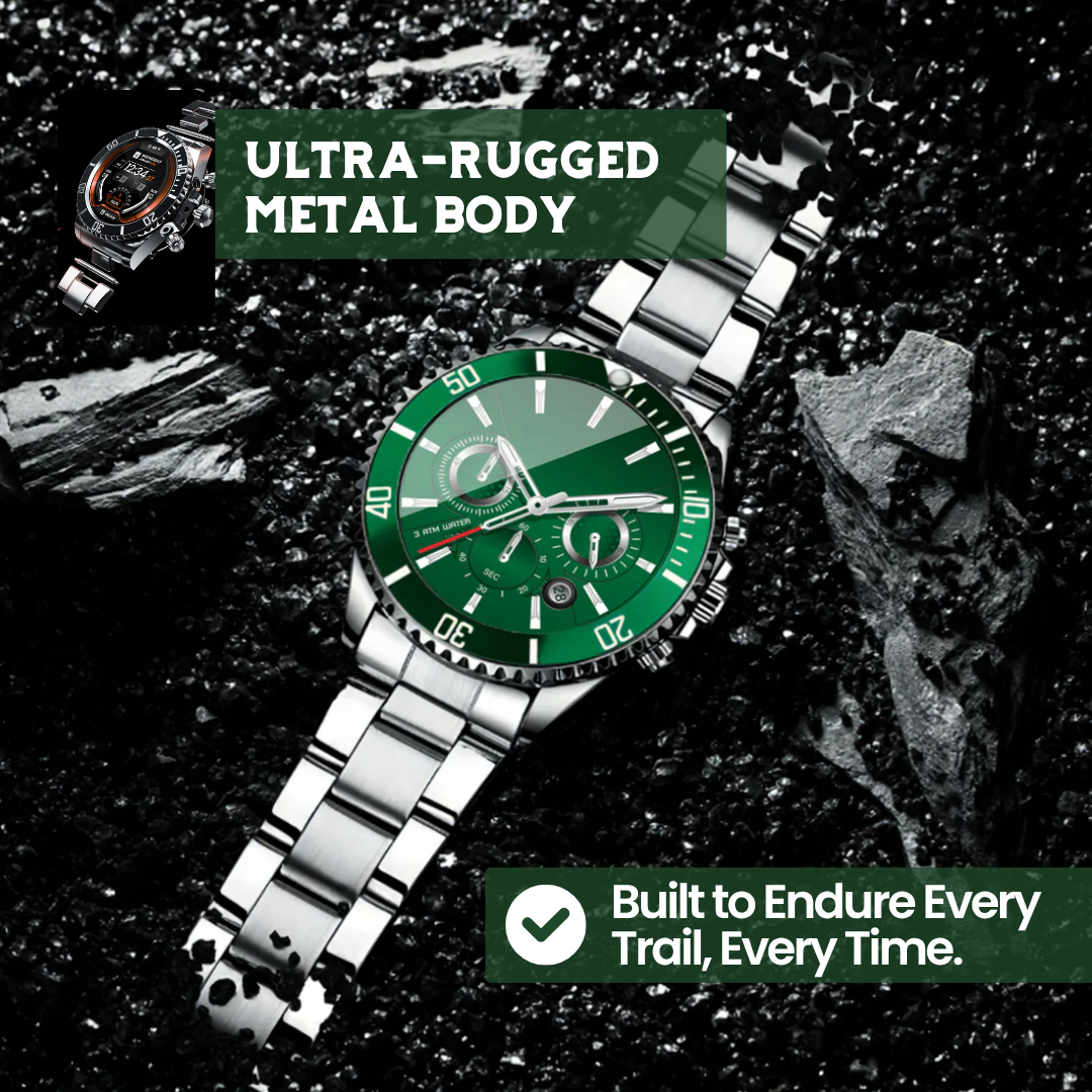 Nexos Pro Smartwatch - Rugged Smartwatch That Keeps You Safe, Healthy & Connected (Unisex)