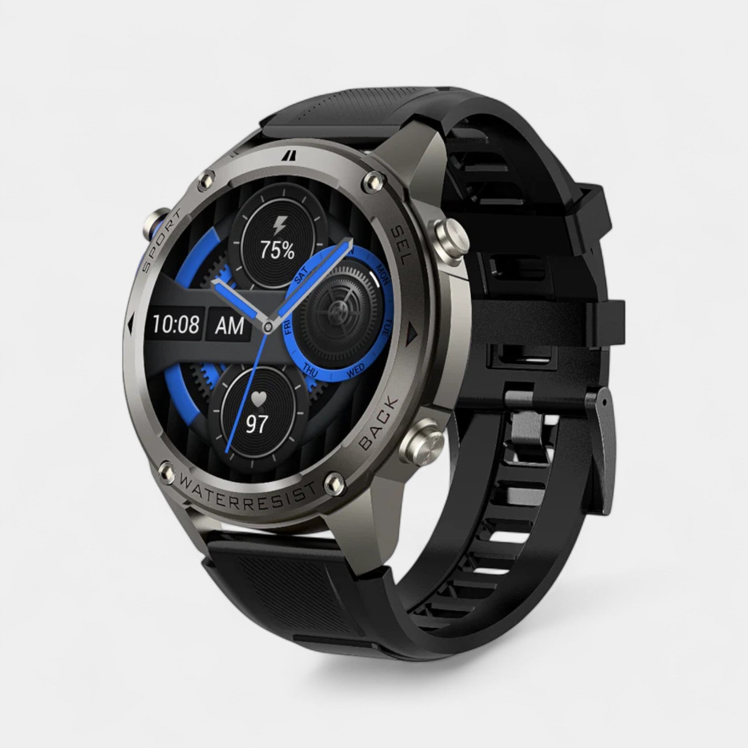 TrekSight X - Smartwatch a prova di escursione per la salute, la sicurezza e l'avventura