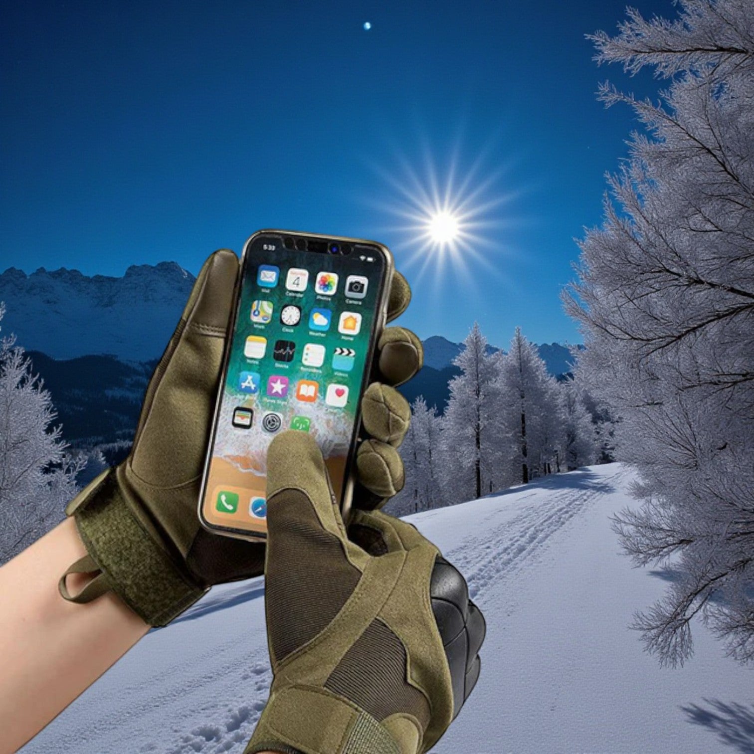 Tough Armor™ Tactical Winter Gloves – Waterproof, Thermal, Anti-Slip Grip