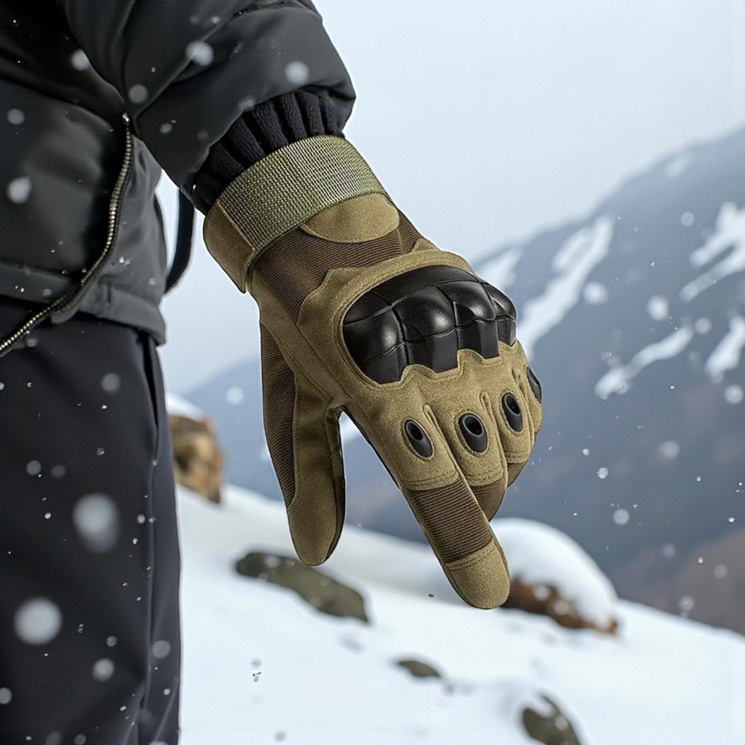 Tough Armor™ Tactical Winter Gloves – Waterproof, Thermal, Anti-Slip Grip