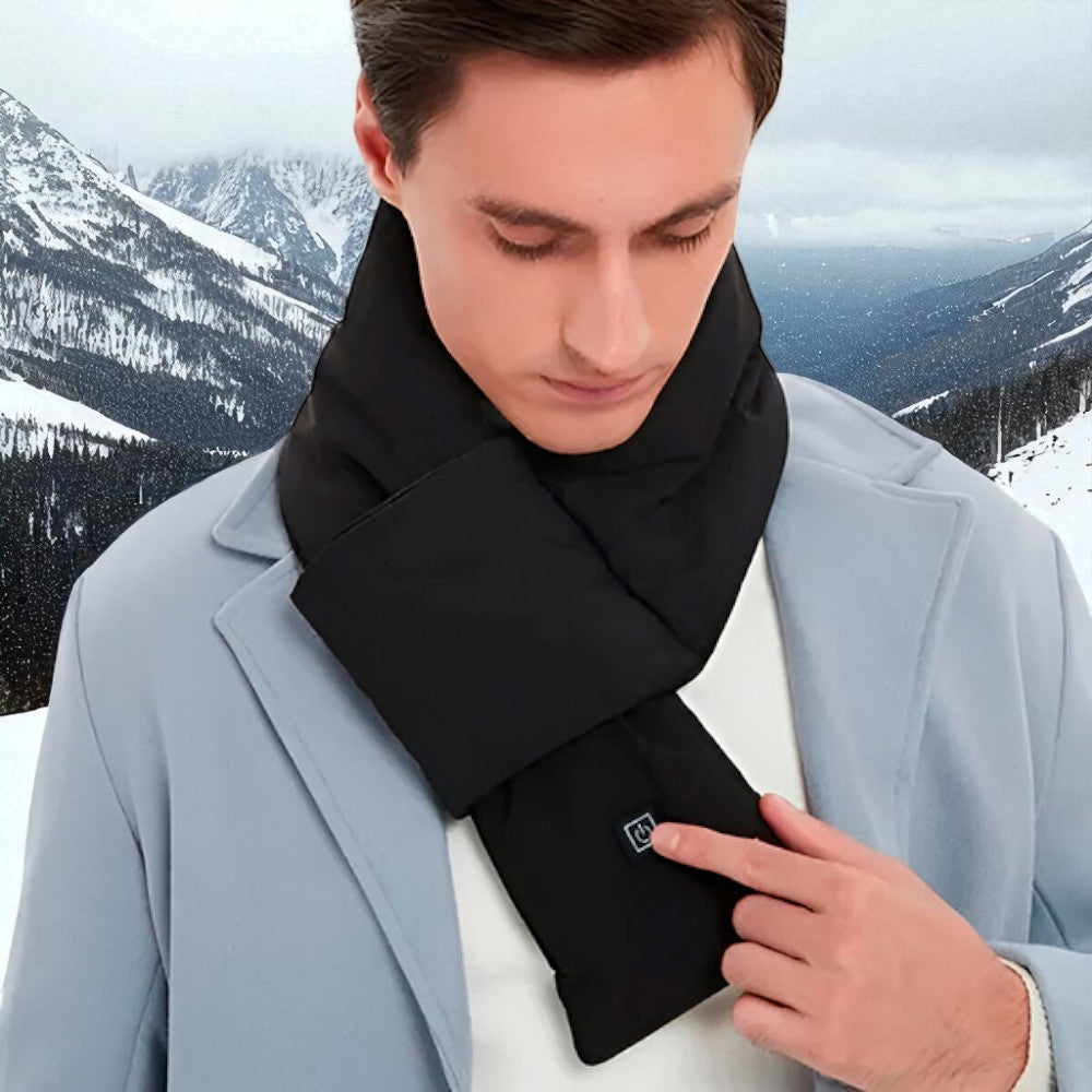 ThermaScarf™ Heated Winter Scarf – Plush, Adjustable & USB-Powered Warmth