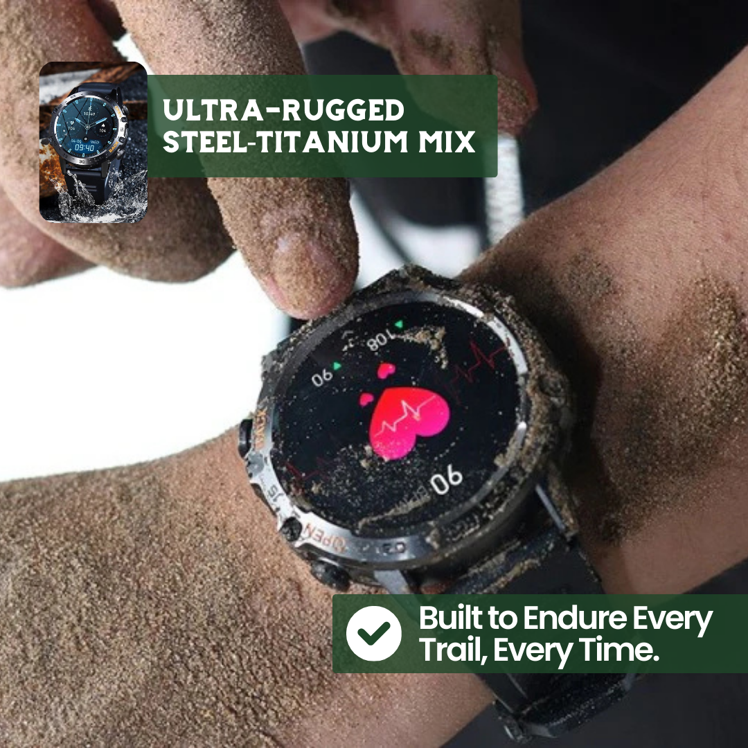 IronTrack™ Men’s Waterproof Sports Watch