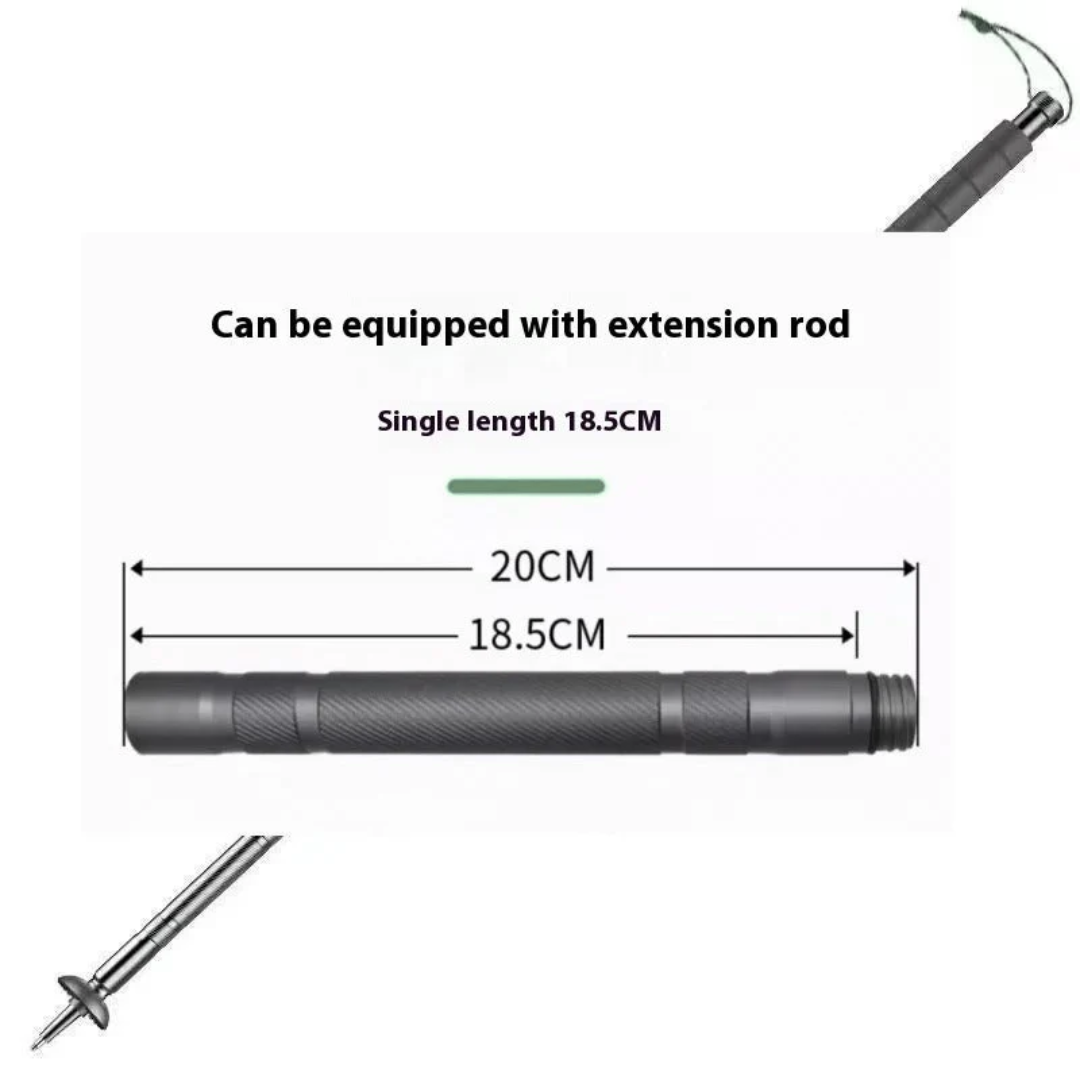 HikePro X – Multifunctional Tactical Hiking Stick for Survival & Adventure