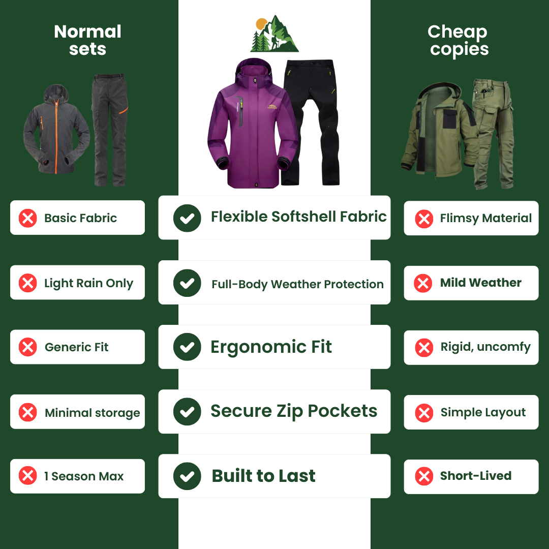 SummitGuard™ Women’s Softshell Outdoor Set