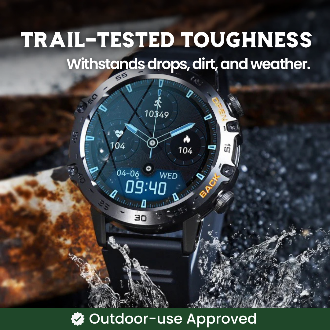 IronTrack™ Men’s Waterproof Sports Watch