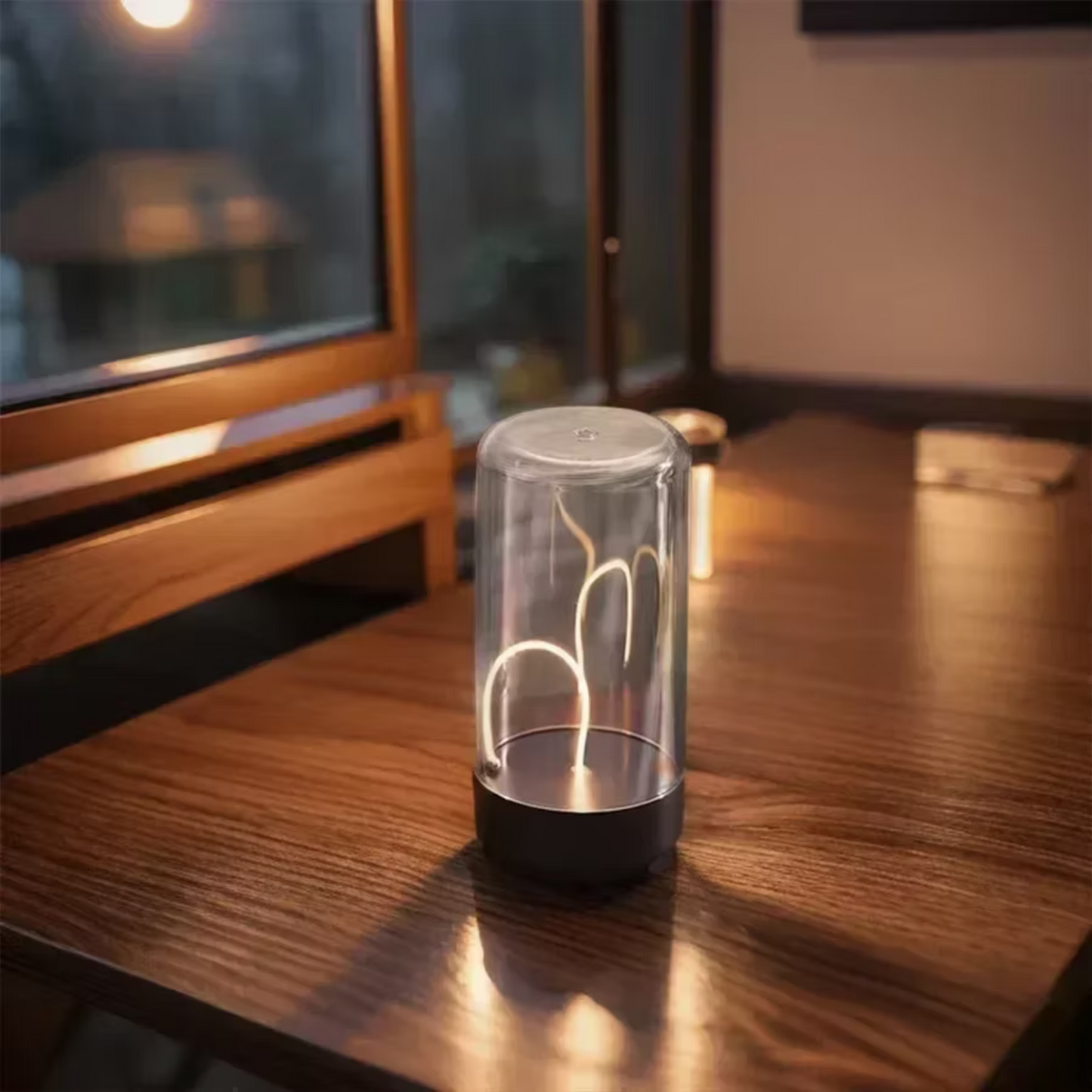 Rechargeable Modern Touch Lamp with Dimmable Glow