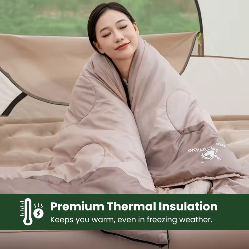 SummitRest™ Sacco a pelo ultraleggero per tutte le stagioni - compatto, impermeabile e caldo