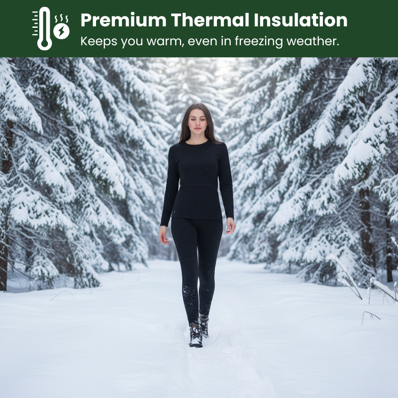 ThermaFit™ Women's Heated Winter Underwear Set