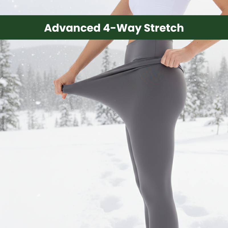 GlaciLuxe™ Leggings d'hiver doublés en polaire pour femmes