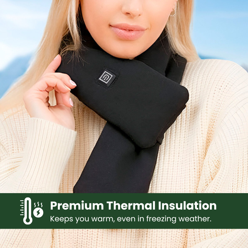 Sciarpa invernale riscaldata ThermaScarf™ - Calore morbido, regolabile e alimentato via USB