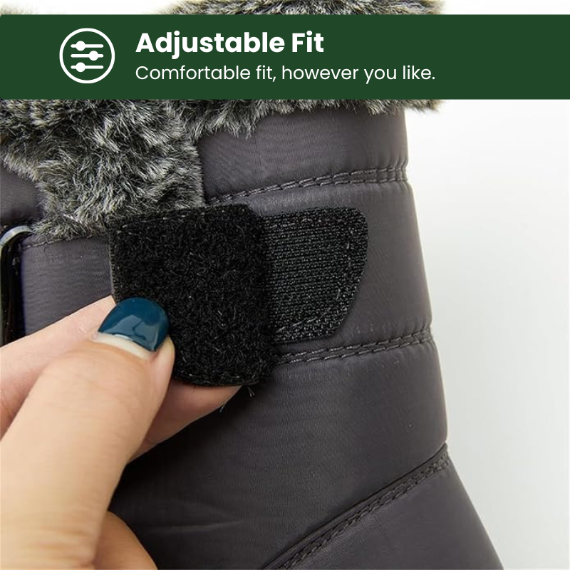 FrostNova™ Wasserdichte, mit Fleece gefütterte Winterstiefel für Damen
