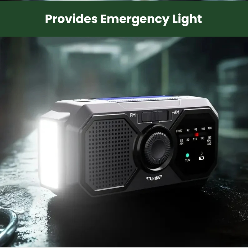 SurvivorCore™ Solar Emergency Radio
