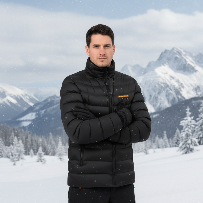 HeatFlow™ heren verwarmd prestatiejack