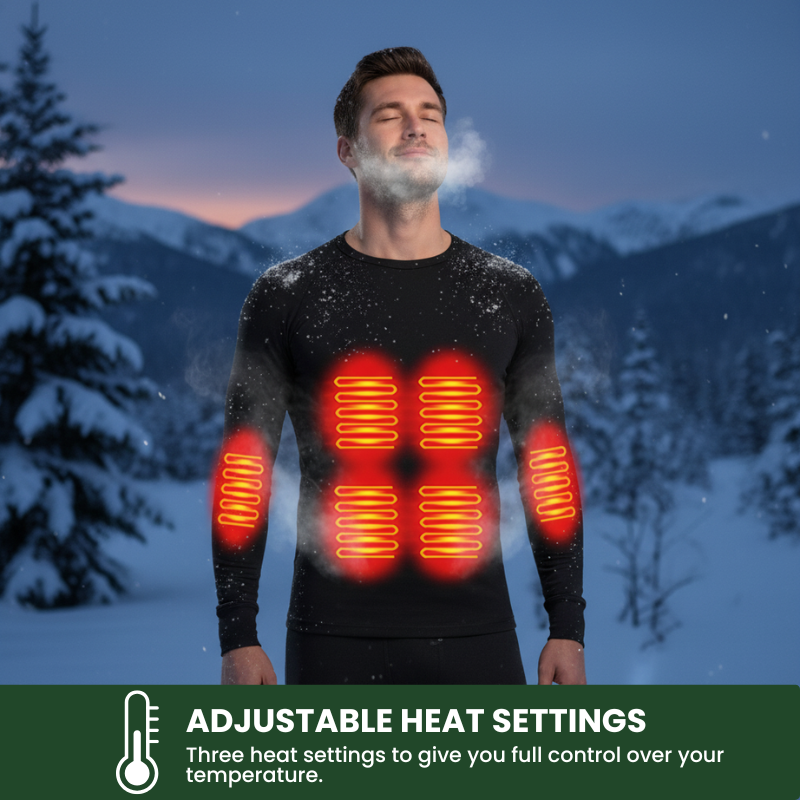 ChillGuard™ Men’s Heated Winter Underwear Set