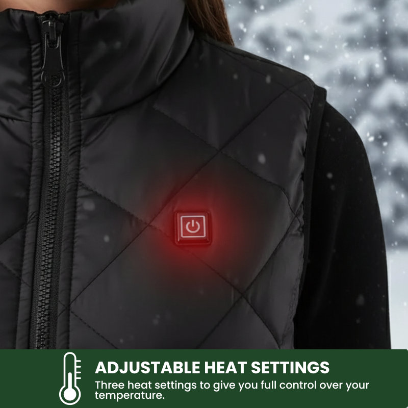 ThermoShield™ Beheizte wasserabweisende Winterweste für Frauen