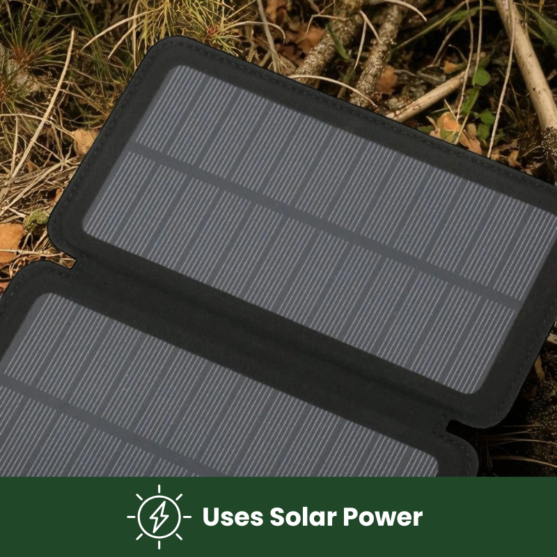 SunCharge™ Powerbank portatile con pannello solare - Trekking e escursioni