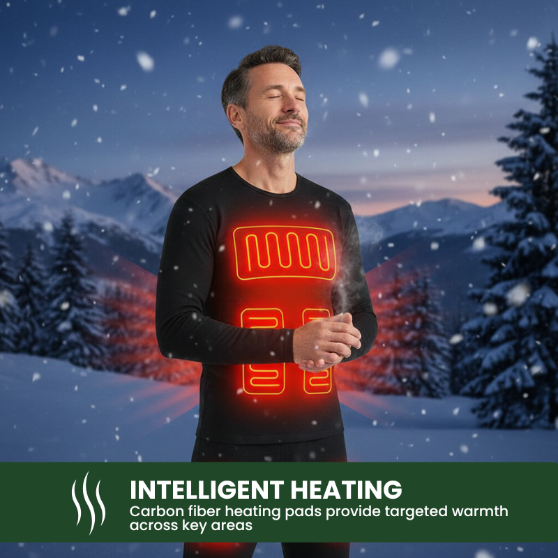 ThermaWear™ Heated Underwear Set – Lightweight, Rechargeable & All-Day Warmth