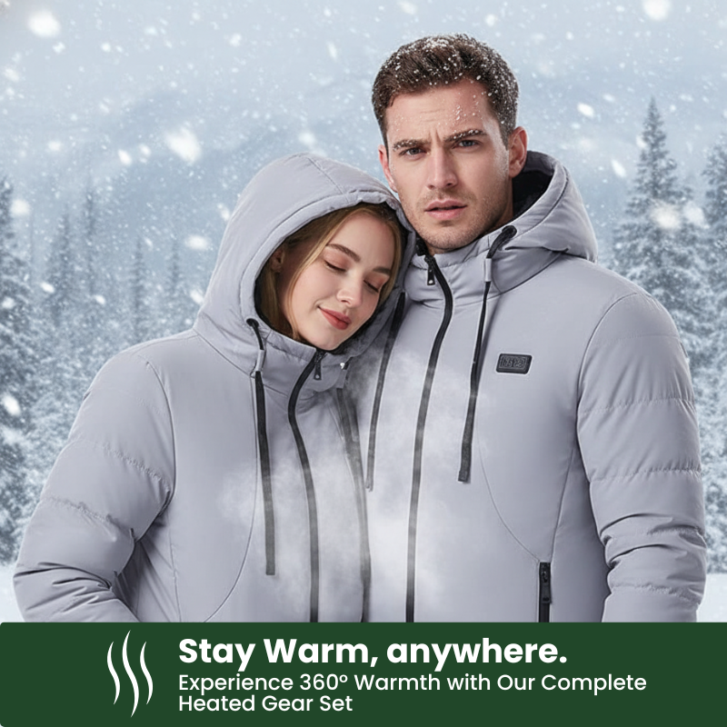 GlacierFort™ Unisex beheizte Winterkapuzenjacke