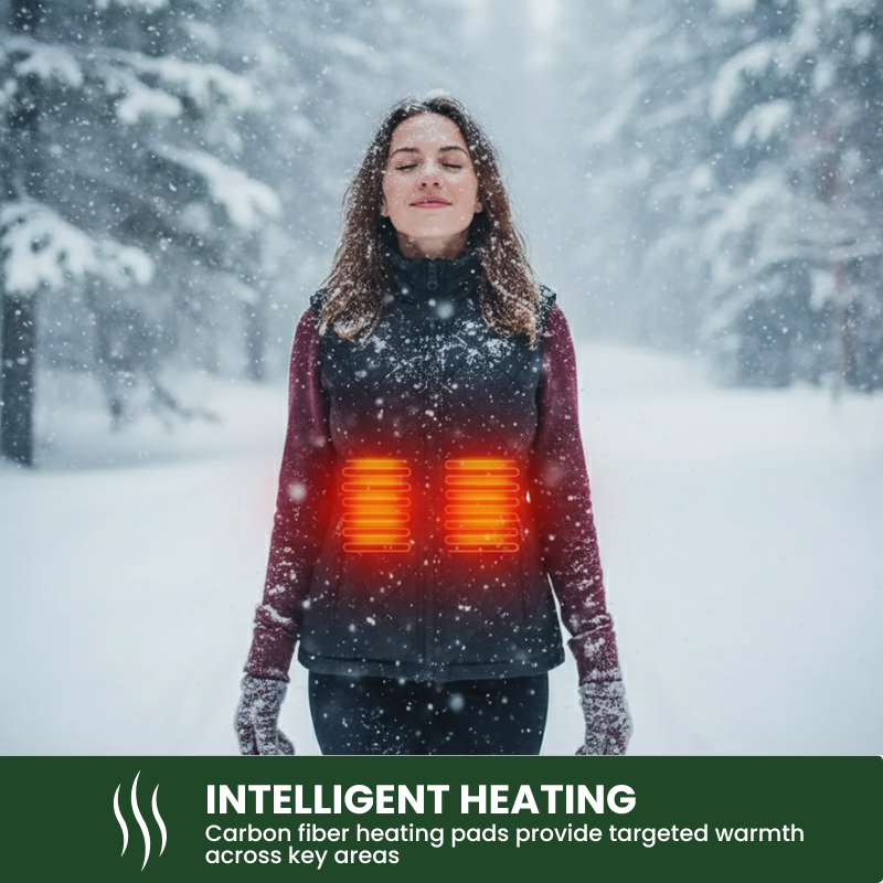 ThermoShield™ Beheizte wasserabweisende Winterweste für Frauen