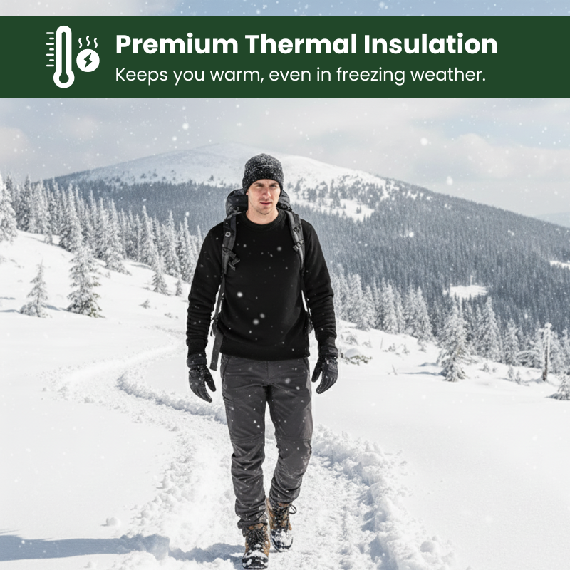 FrostCore™ Pullover thermique doublé en polaire pour hommes