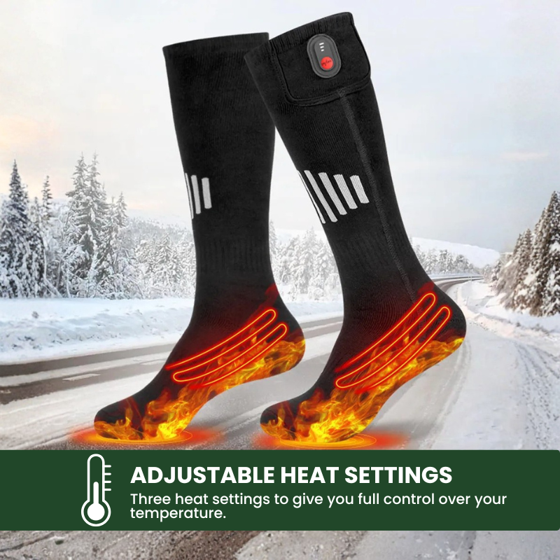 ThermaSocks™ Chaussettes chauffantes - Chaleur durable pour hommes et femmes