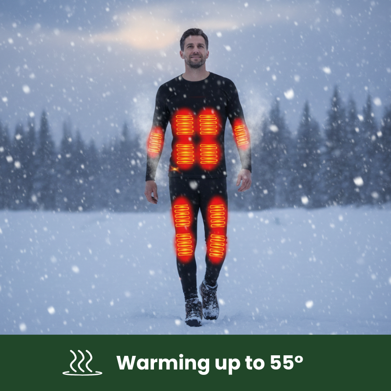ChillGuard™ Men’s Heated Winter Underwear Set