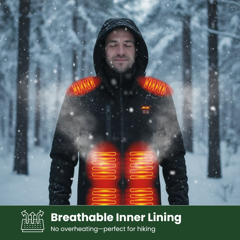 TrailMaster™ Beheizte wasserdichte Wanderjacke für Männer