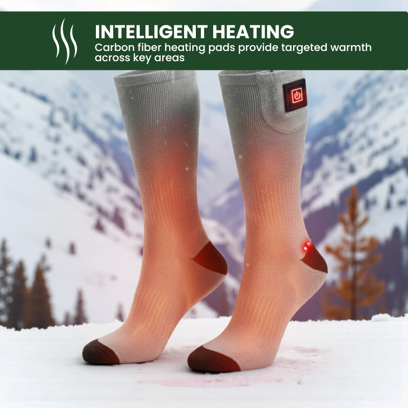 Chaussettes chauffantes rechargeables HeatFlex™